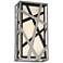 Duvera 13" High Sand Silver and Black LED Wall Sconce