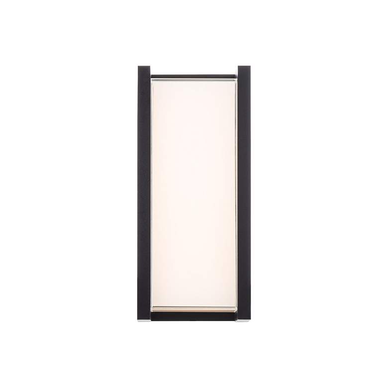 Image 2 dweLED Axel 11" High Black Finish Modern LED Outdoor Wall Light more views