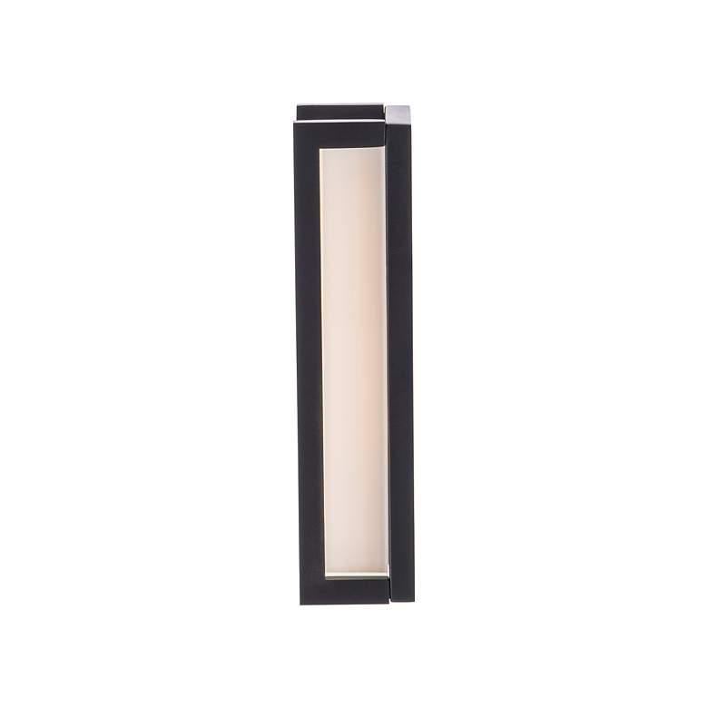 Image 3 dweLED Axel 11" High Black Finish Modern LED Outdoor Wall Light more views