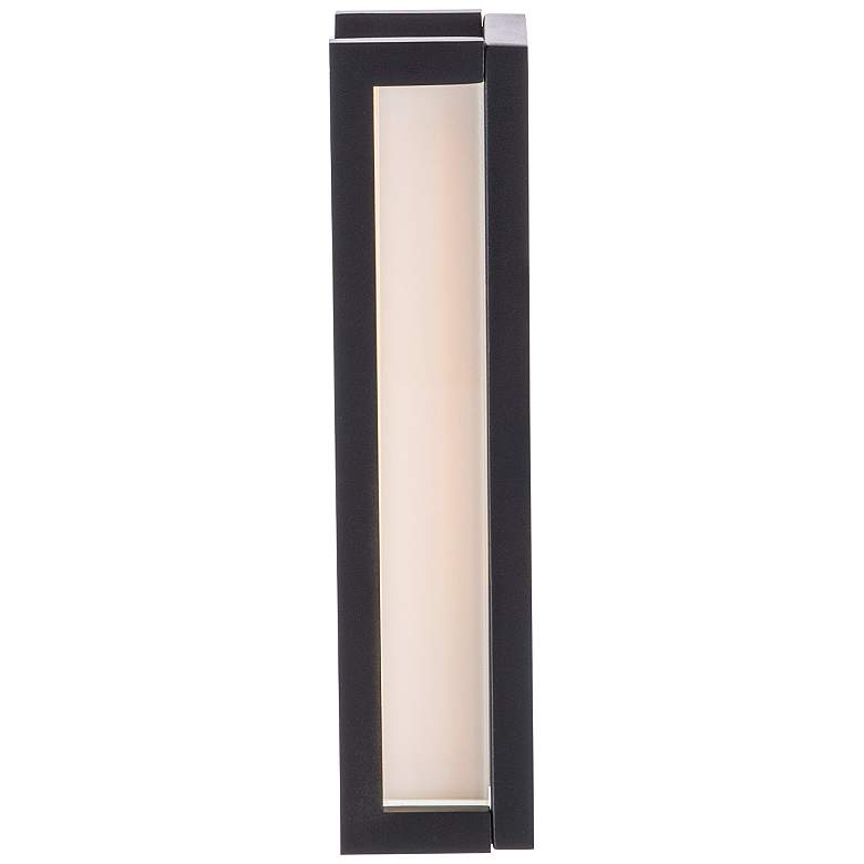 Image 4 dweLED Axel 11" High Black Finish Modern LED Outdoor Wall Light more views