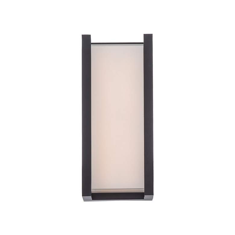 Image 2 dweLED Axel 14 inch High Black Finish Modern LED Outdoor Wall Light more views