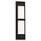 dweLED Bandeau 22" High Black LED Outdoor Wall Light