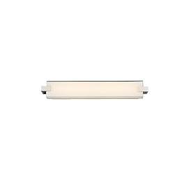 Image3 of dweLED Bliss 22" Wide Polished Nickel LED Bath Light more views