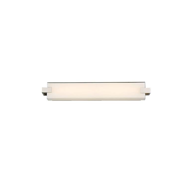 Image 3 dweLED Bliss 22" Wide Polished Nickel LED Bath Light more views