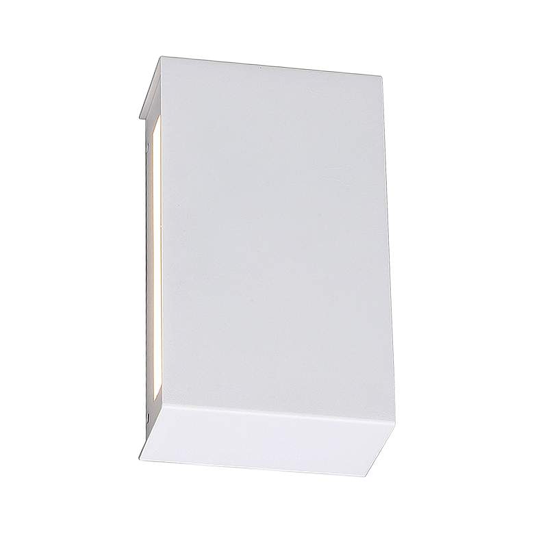 Image 2 dweLED Blok 7" High White LED Wall Sconce more views