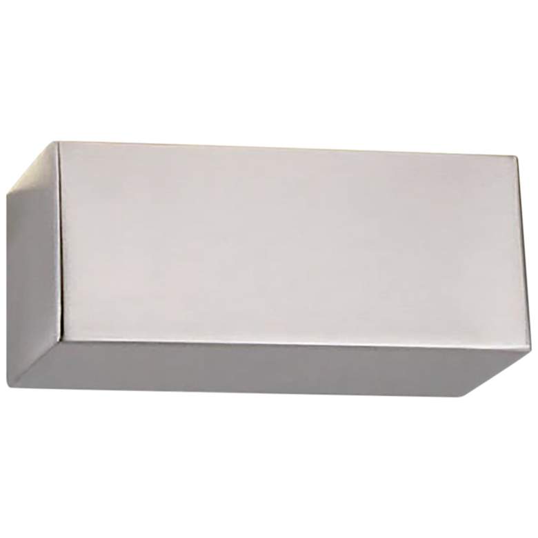 Image 1 dweLED Bric 3" High Brushed Nickel LED Wall Sconce