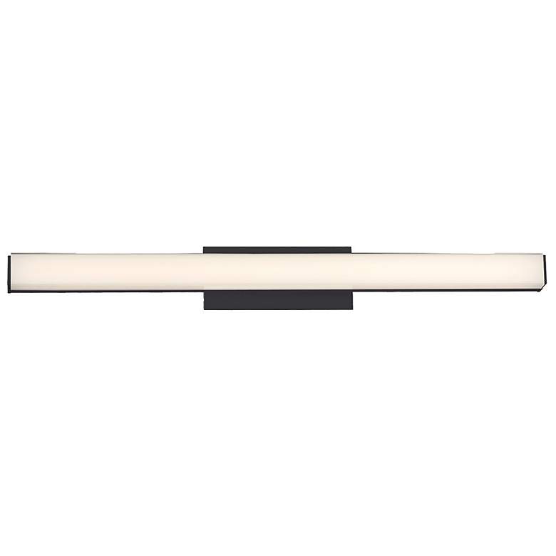 Image 1 dweLED Brink 24" Wide Black 3000K LED Bath Light