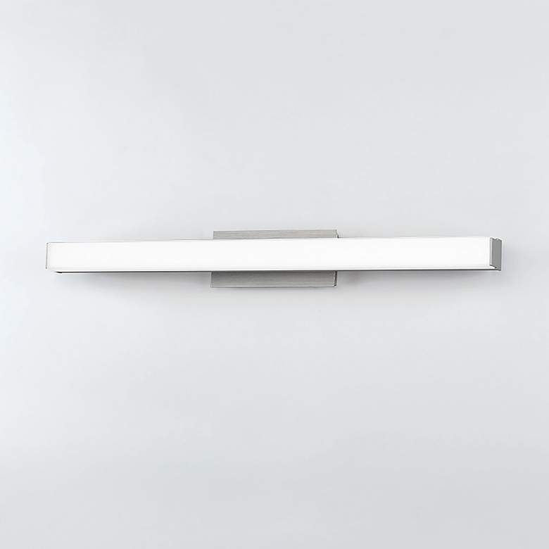 Image 1 dweLED Brink 24" Wide Brushed Aluminum 3000K LED Bath Light
