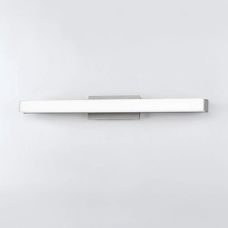 Image 1 dweLED Brink 24 inch Wide Brushed Aluminum 3000K LED Bath Light