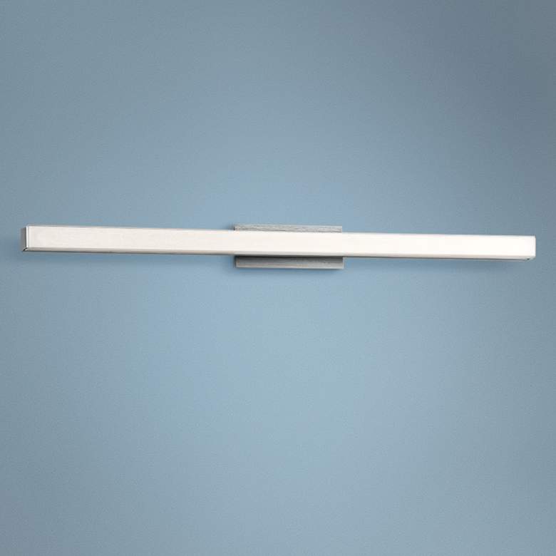 Image 1 dweLED Brink 36" Wide Brushed Aluminum 3000K LED Bath Light