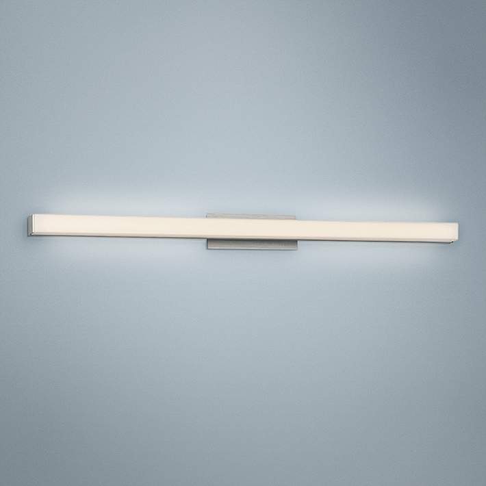 Ongeëvenaard Goedaardig Weg dweLED Brink 36" Wide Brushed Aluminum 3500K LED Bath Light - #33D29 |  Lamps Plus