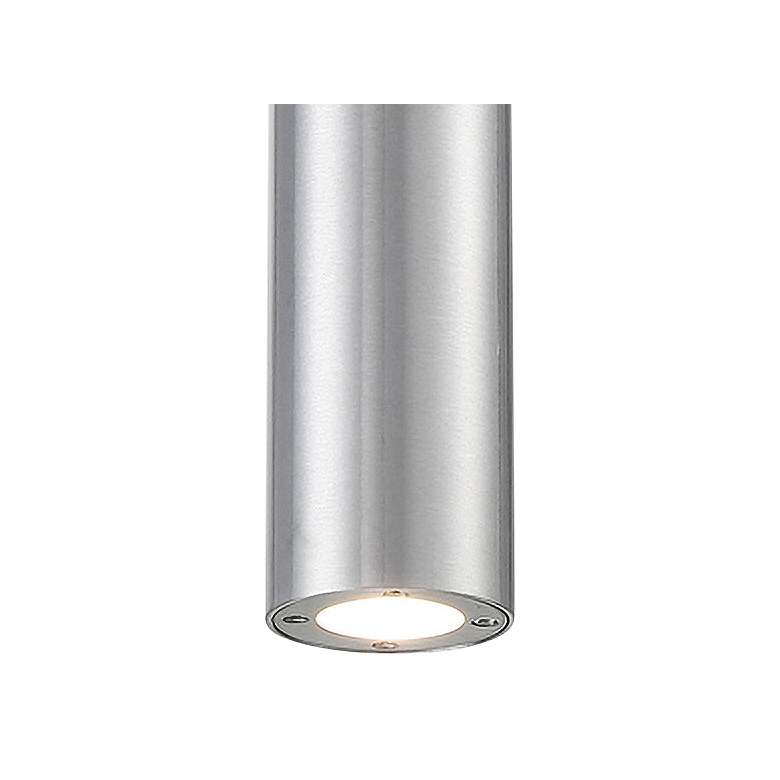 dweLED Caliber 10 inch High Brushed Aluminum LED Outdoor Pendant more views
