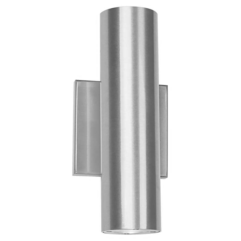 Image 1 dweLED Caliber 10 inch High Brushed Aluminum LED Outdoor Wall Light