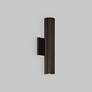 1_dweLED Caliber 14" High Bronze 2-Light LED Outdoor Wall Light