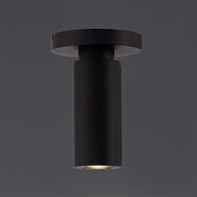 Image 2 dweLED Caliber 2 3/4" Wide Black LED Outdoor Ceiling Light