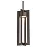 dweLED Chamber 16" High Bronze LED Outdoor Hanging Light