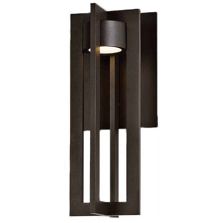 dweLED Chamber 16&quot; High Bronze LED Outdoor Wall Light more views