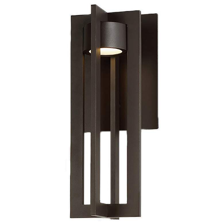 Image 2 dweLED Chamber 16" High Dark Sky Bronze LED Outdoor Wall Light