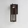 1_dweLED Chamber 16" High Dark Sky Bronze LED Outdoor Wall Light