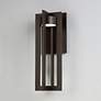 1_dweLED Chamber 20" High Bronze LED Outdoor Wall Light