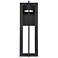 dweLED Chamber 25" High Black LED Outdoor Wall Light
