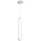 dweLED Charmed 3 3/4" Wide Brushed Nickel LED Mini Pendant