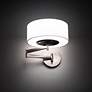 4_dweLED Chelsea Brushed Nickel LED Swing Arm Wall Lamp more views
