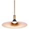 DweLED Cochere 18" Wide Aged Brass LED Pendant Light