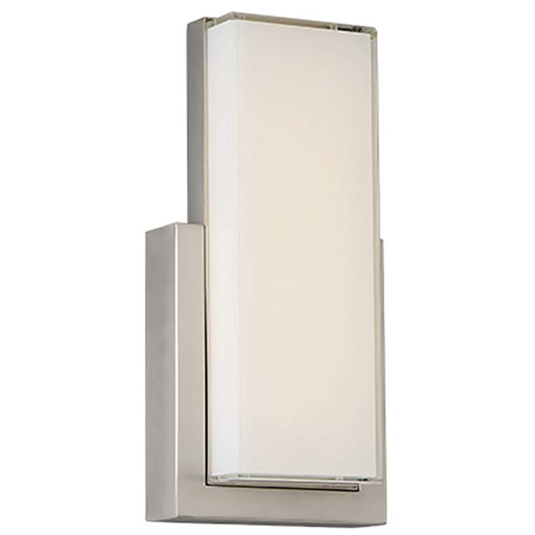 Image 2 dweLED Corbusier 15" High Satin Nickel LED Wall Sconce