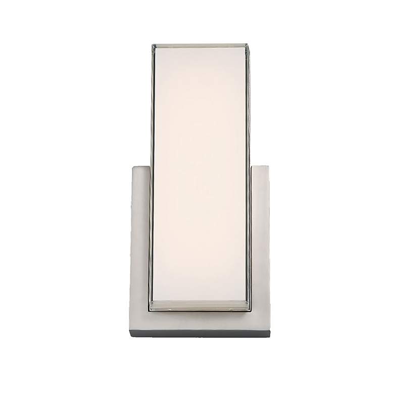 Image 3 dweLED Corbusier 15" High Satin Nickel LED Wall Sconce more views