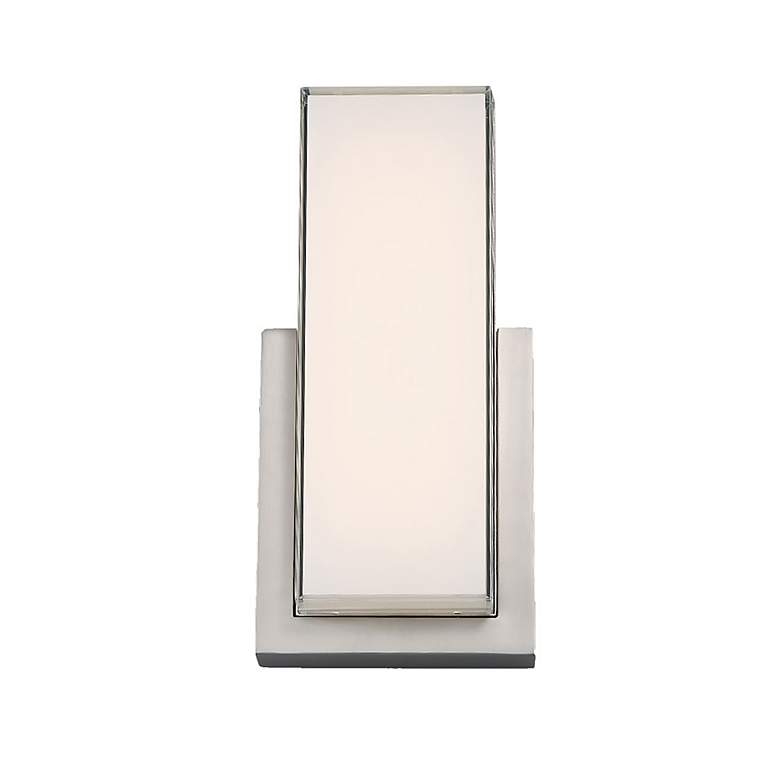 Image 2 dweLED Corbusier 15 inch High Satin Nickel LED Wall Sconce more views