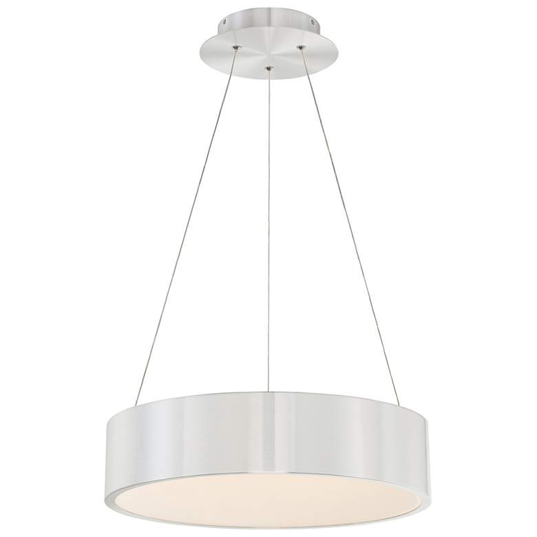 Image 2 dweLED Corso 18 inch Wide Brushed Aluminum LED Pendant Light