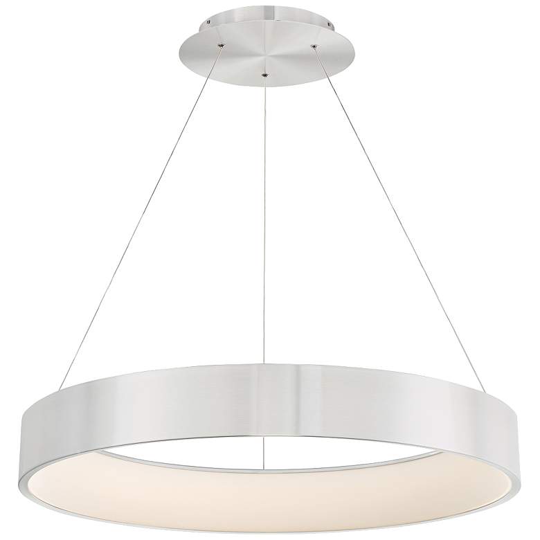 Image 2 dweLED Corso 32" Wide LED Ring Pendant Chandelier
