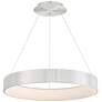dweLED Corso 32" Wide LED Ring Pendant Chandelier