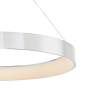 dweLED Corso 42.5" Wide Brushed Aluminum Modern LED Ring Pendant