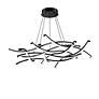 2_dweLED Divergence 43 3/4" 9-Light Linear Rods Modern LED Chandelier more views