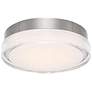 2_dweLED Dot 9" Wide Stainless Steel LED Ceiling Light