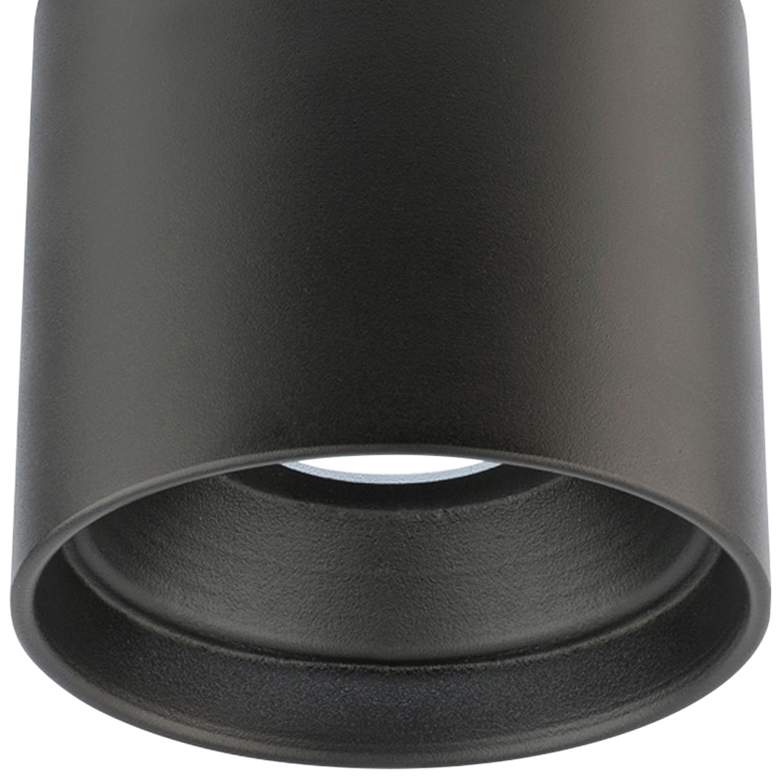 Image 3 dweLED Downtown 5" Wide Black LED Outdoor Ceiling Light more views