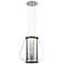 dweLED Dynamo 13" Wide Chrome Insert LED Pendant Light