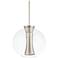 dweLED Echo 9 1/2" Wide Brushed Nickel LED Mini Pendant