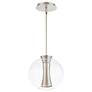 3_dweLED Echo 9 1/2" Wide Brushed Nickel LED Mini Pendant more views