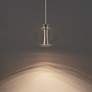 4_dweLED Echo 9 1/2" Wide Brushed Nickel LED Mini Pendant more views