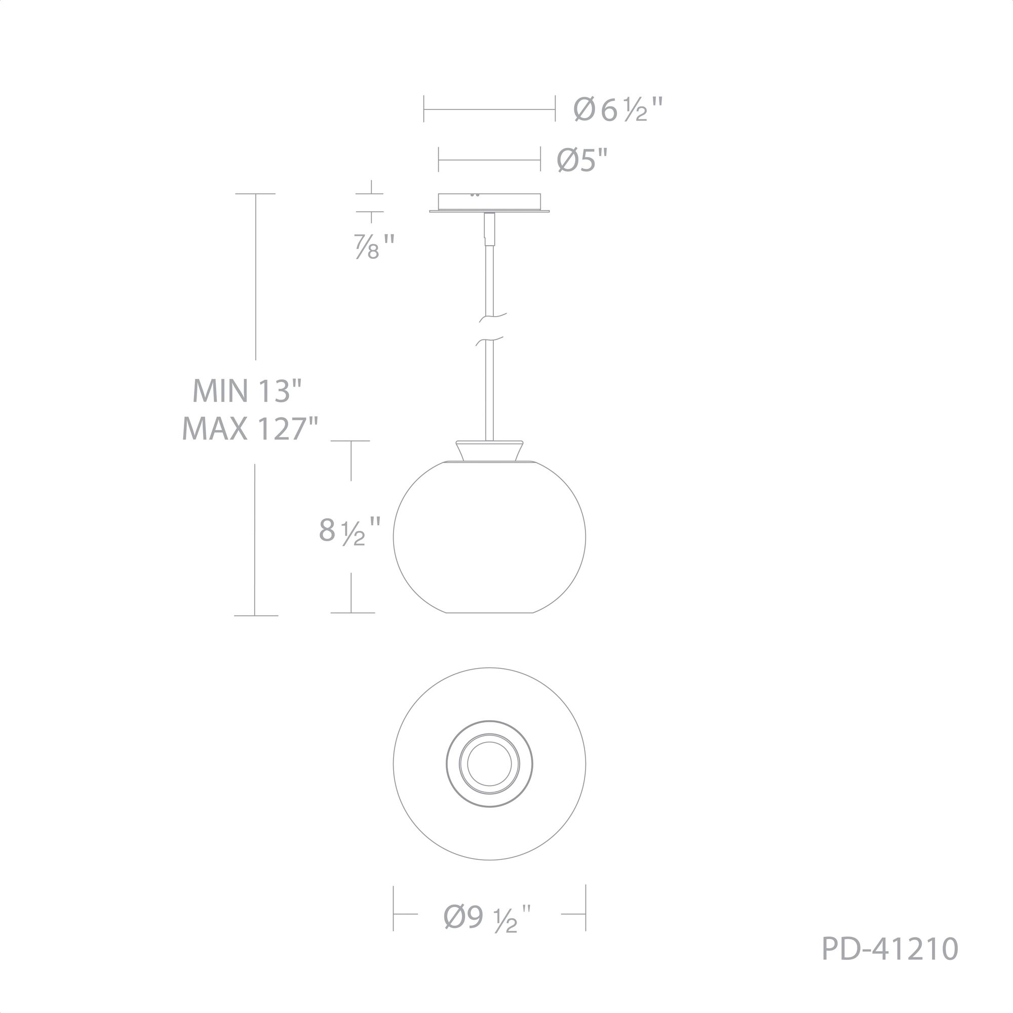 Image 5 dweLED Echo 9 1/2" Wide Brushed Nickel LED Mini Pendant more views