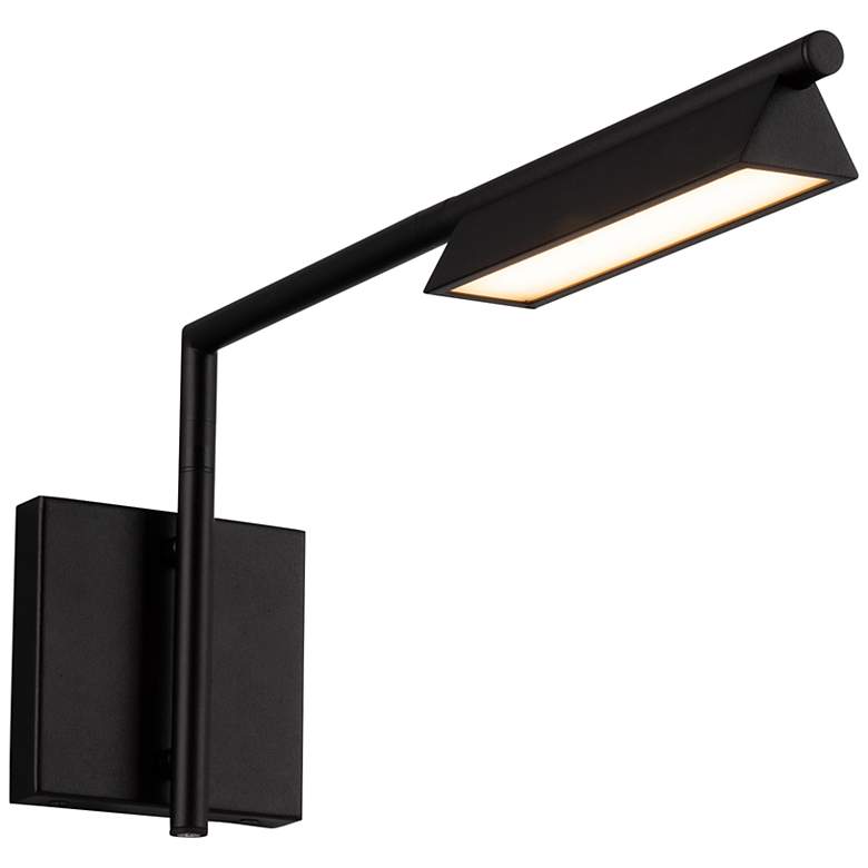 Image 3 DweLED Eero Black LED Swing Arm Wall Lamp