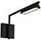 DweLED Eero Black LED Swing Arm Wall Lamp