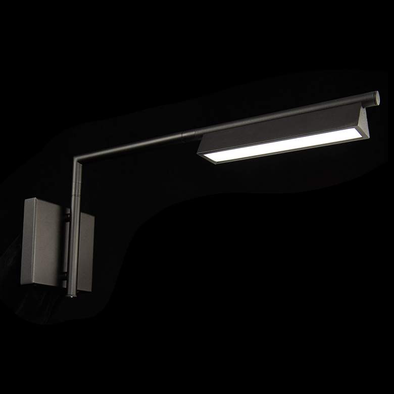 Image 6 DweLED Eero Black LED Swing Arm Wall Lamp more views