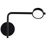 2_dweLED Elbo Black LED Swing Arm Wall Lamp with USB Port