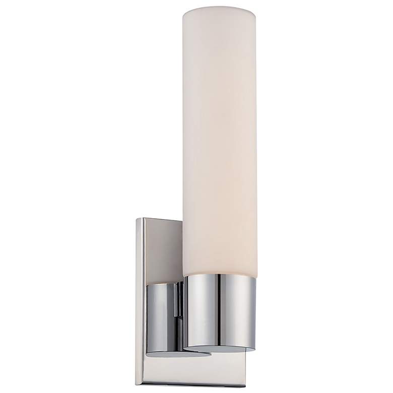 Image 1 dweLED Elementum 13 1/2" High Chrome LED Wall Sconce