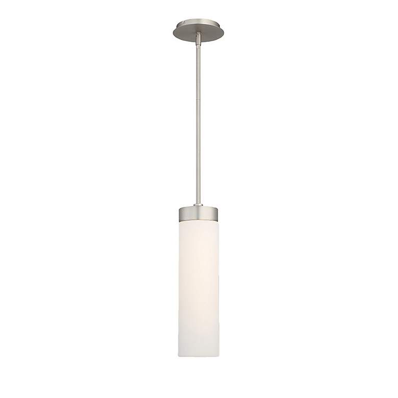 Image 4 dweLED Elementum 4 1/2" Wide Satin Nickel LED Mini Pendant more views