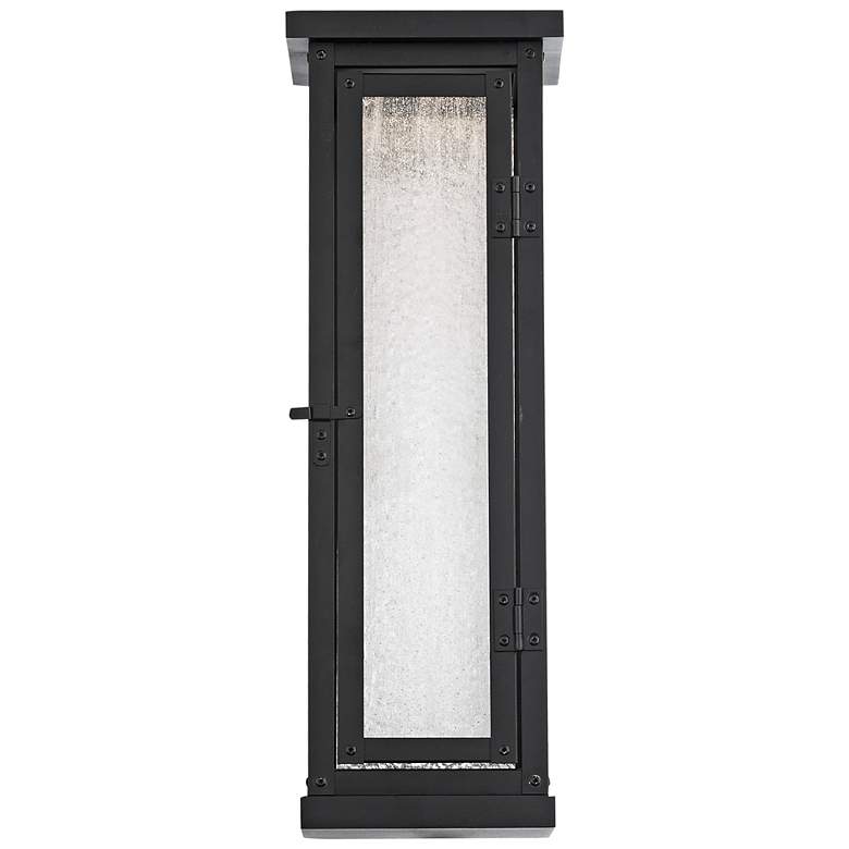 Image 3 dweLED Eliot 20" High Black LED Outdoor Wall Light more views